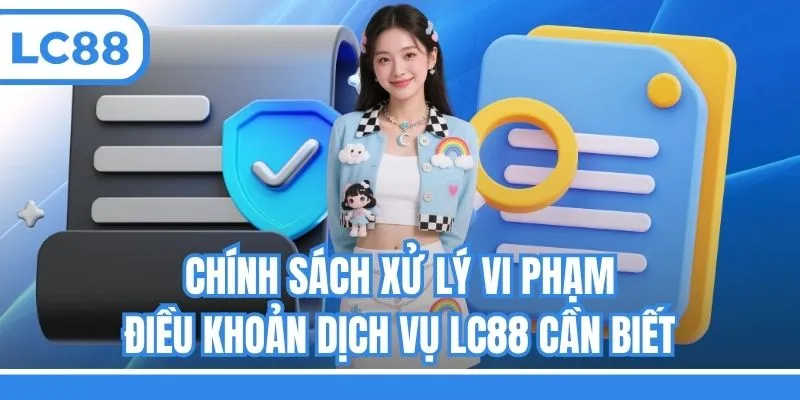 Chính sách xử lý vi phạm điều khoản dịch vụ LC88 cần biết