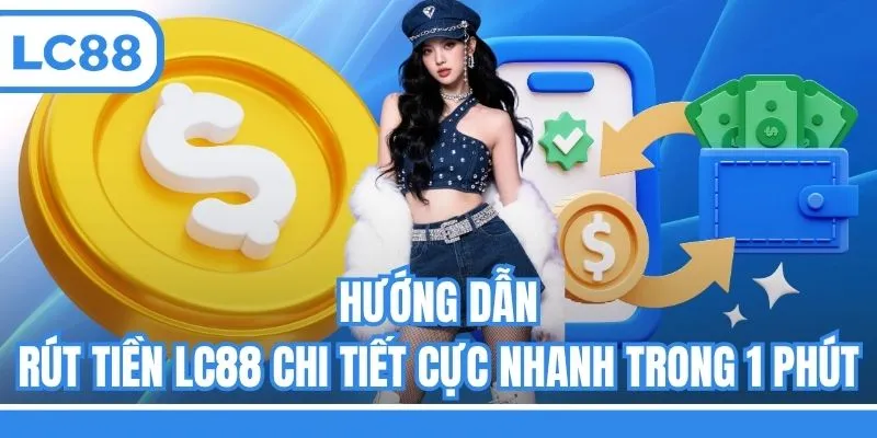 Hướng dẫn rút tiền LC88 chi tiết cực nhanh trong 1 phút
