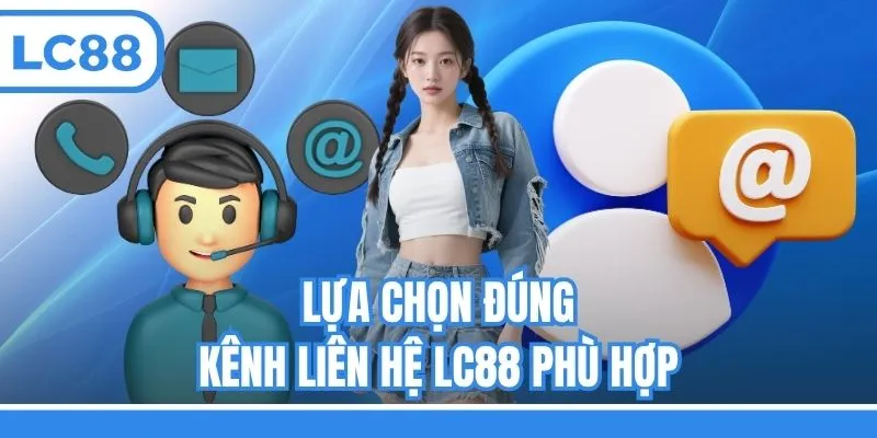 Lựa chọn đúng kênh liên hệ LC88 phù hợp