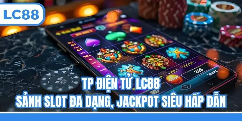 TP điện tử LC88 - Sảnh Slot Đa Dạng, Jackpot Siêu Hấp Dẫn